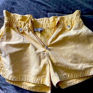 Fun yellow women’s shorts by Sea New York. Size 12